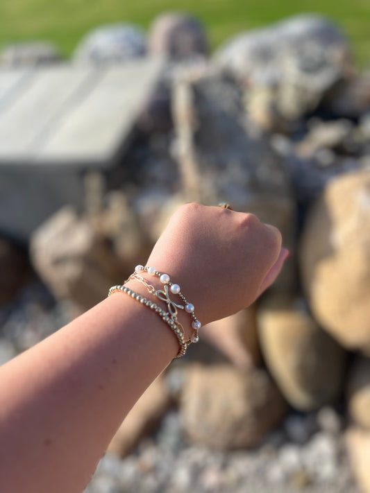 Everly Bow Bracelet Set