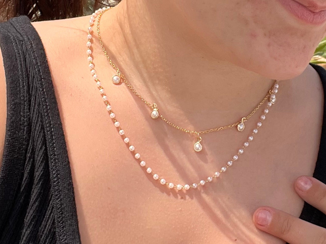 Everly Pearl Necklace